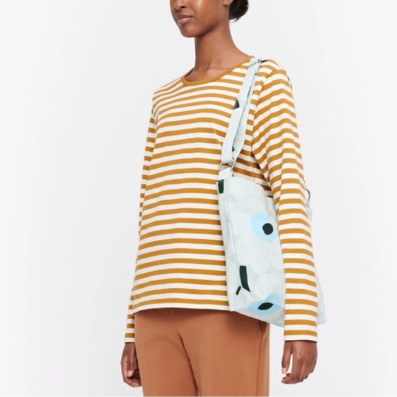 NWT Marimekko Unikko Blue / Peach Venni Bag - Picture 10 of 10